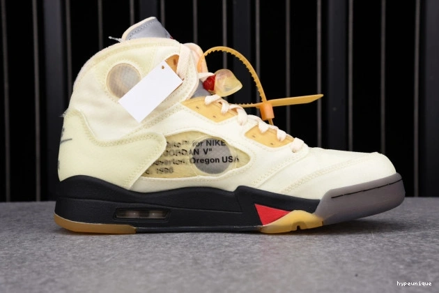 HYPE Retro 5 DH8565-100 Jordan OFF-WHITE Sail 0821